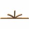 Ekena Millwork Richland Smooth Timber Gable Bracket, Western Red Cedar, 96"W x 36"H x 3 1/2"D x 3 1/2"F, 9/12 Pitch GBW096X36X0404RIC00SWR - alternate 4